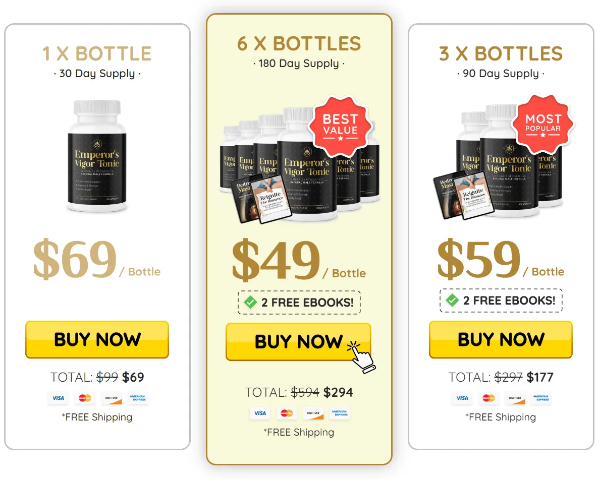 emperor's vigor tonic price