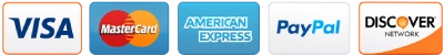 Accepted payment cards