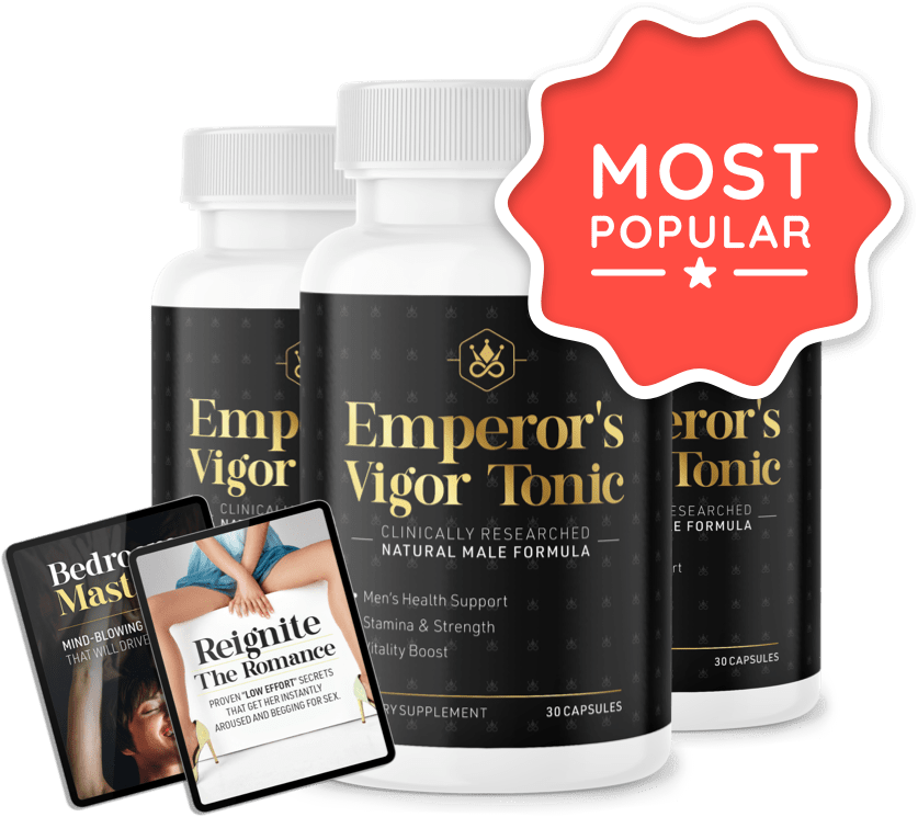 Emperor’s Vigor Tonic® male vitality supplement — 3 bottle pack