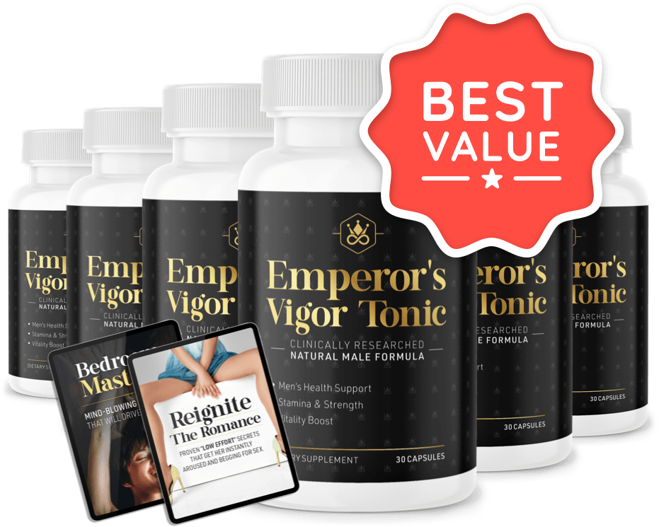 Emperor’s Vigor Tonic® 6 bottle pack — 180-day male vitality supply